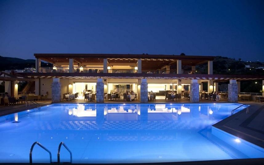 Island Blue Hotel Pefki Buitenkant foto