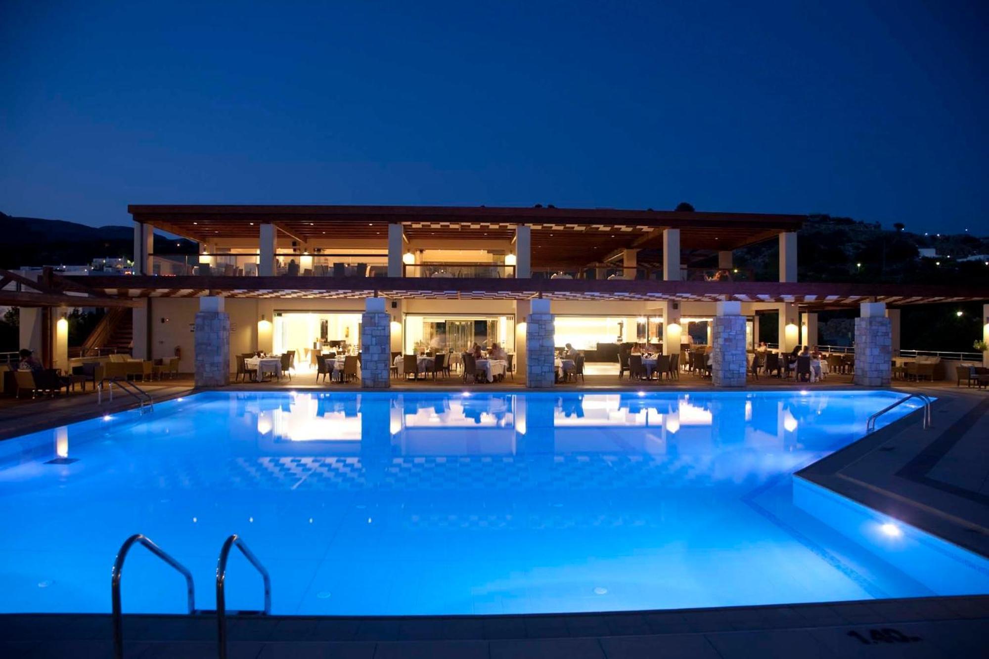 Island Blue Hotel Pefki Buitenkant foto