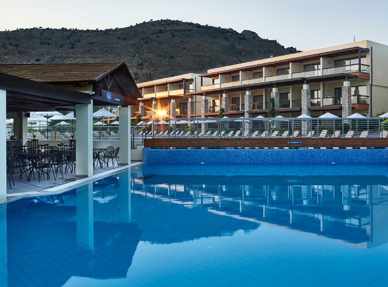 Island Blue Hotel Pefki Buitenkant foto